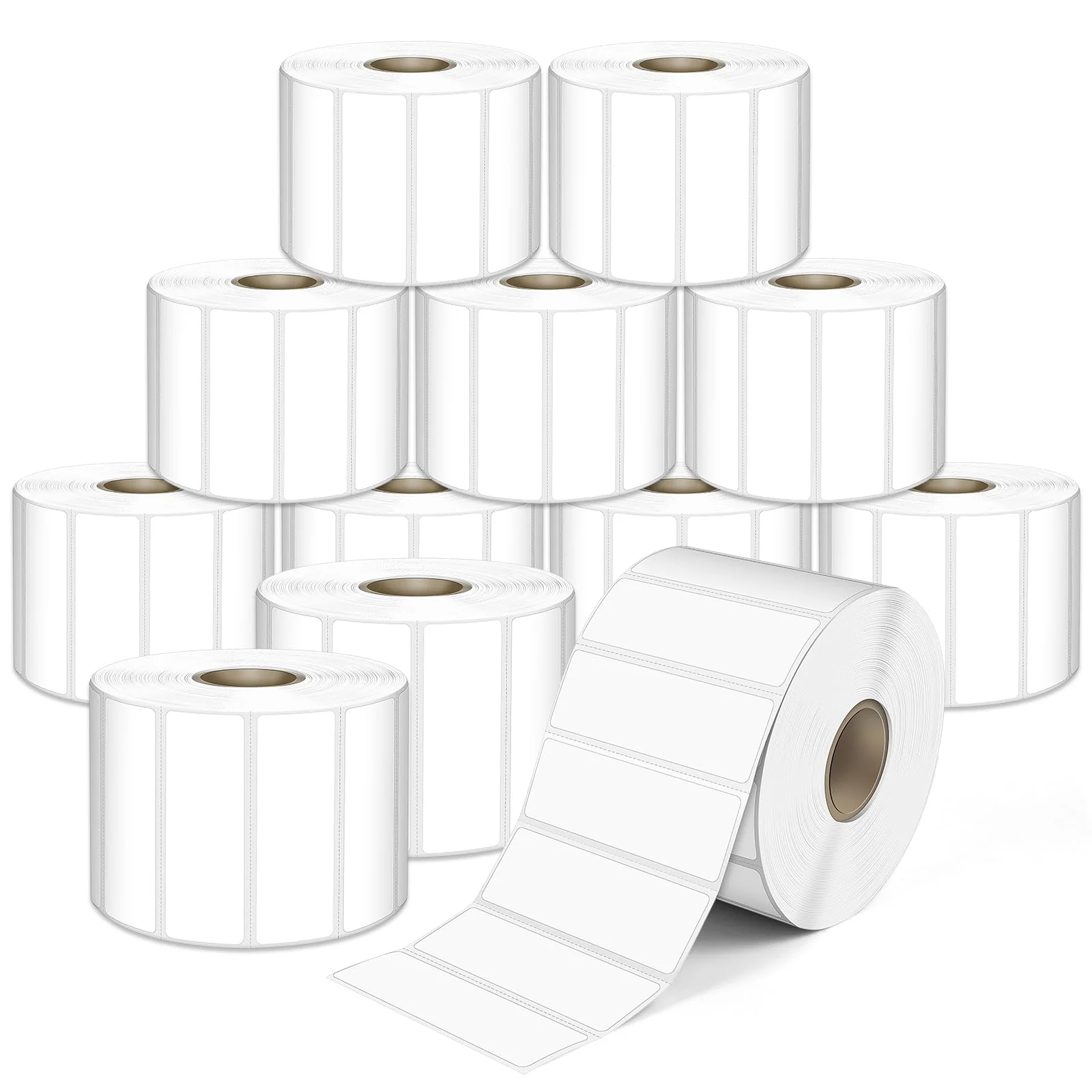 L LIKED 2.25" x 4" , 2.25" x 0.75",  2.25" x 1.25" Direct Thermal Label for Block, Permanent Adhesive Shipping Postage Labels & Compatible with Rollo, Zebra and Other Desktop Printers - Image 8