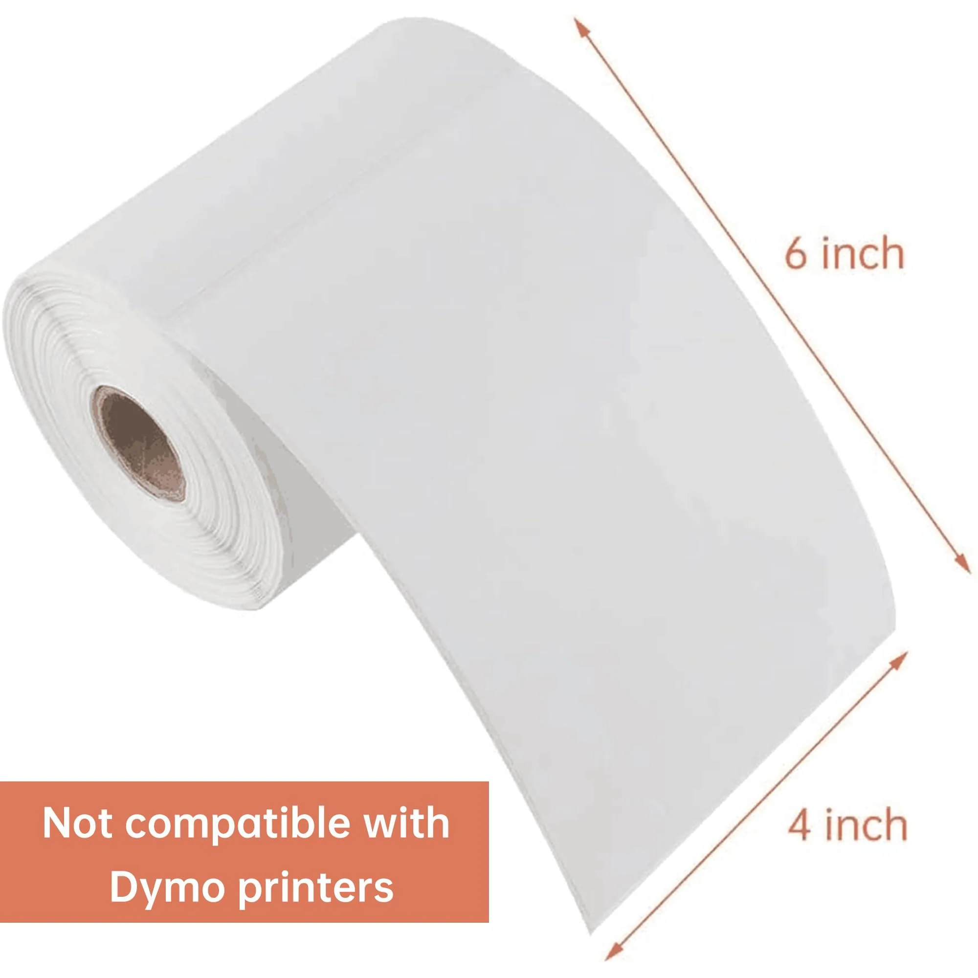 L LIKED Rolls of 4" x 6" Direct Thermal Shipping Labels with 250 Labels/Roll - Image 3