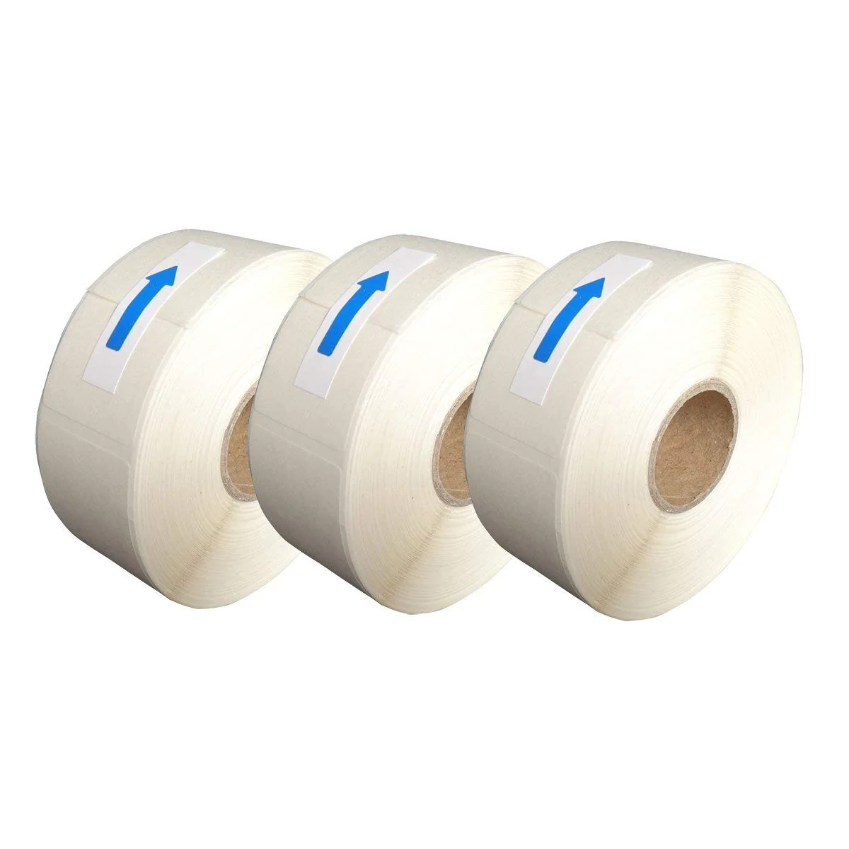 L LIKED Blank White 1 x 2 Inch Dissolvable Labels for Food Rotation Prep roll of 500 - Image 7