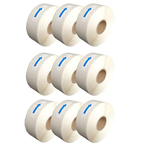 L LIKED Blank White 1 x 2 Inch Dissolvable Labels for Food Rotation Prep roll of 500 - Image 8