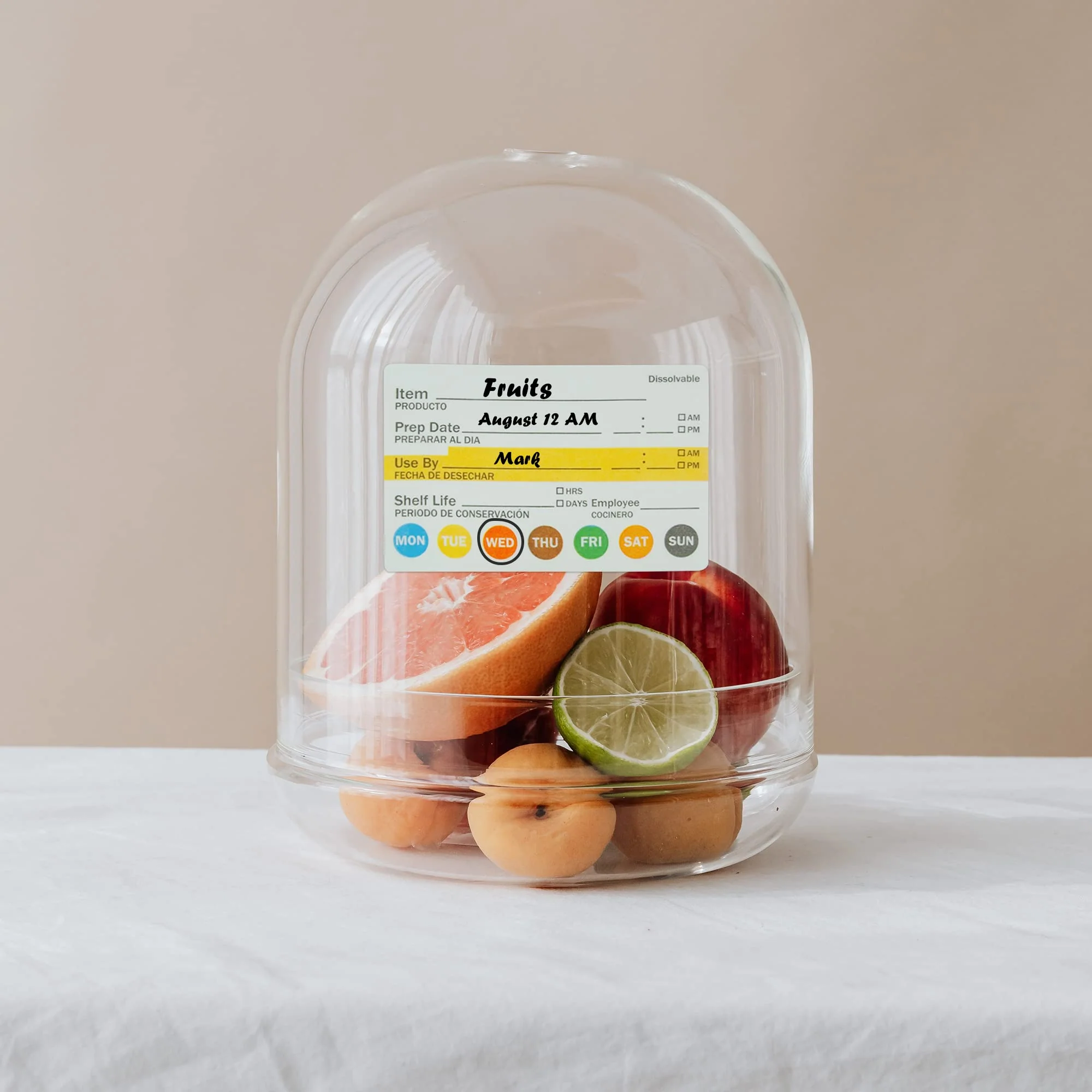 L LIKED Dissolvable Label Shelf Life for Food Rotation Use by Stickers 2 x 3 Inch Roll of Labels (250 Labels/Roll) - Image 5
