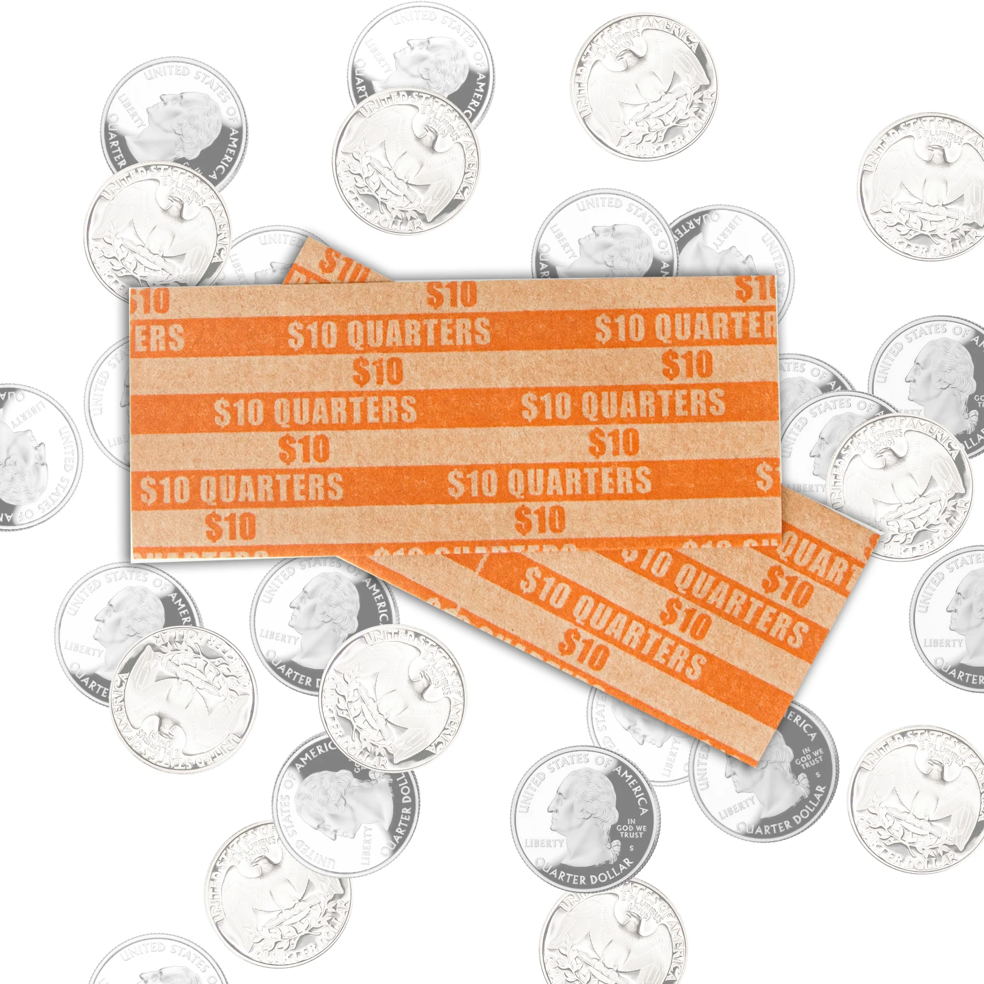 L LIKED Flat Striped Coin Wrappers, Pack of 1000 PCS - Image 7