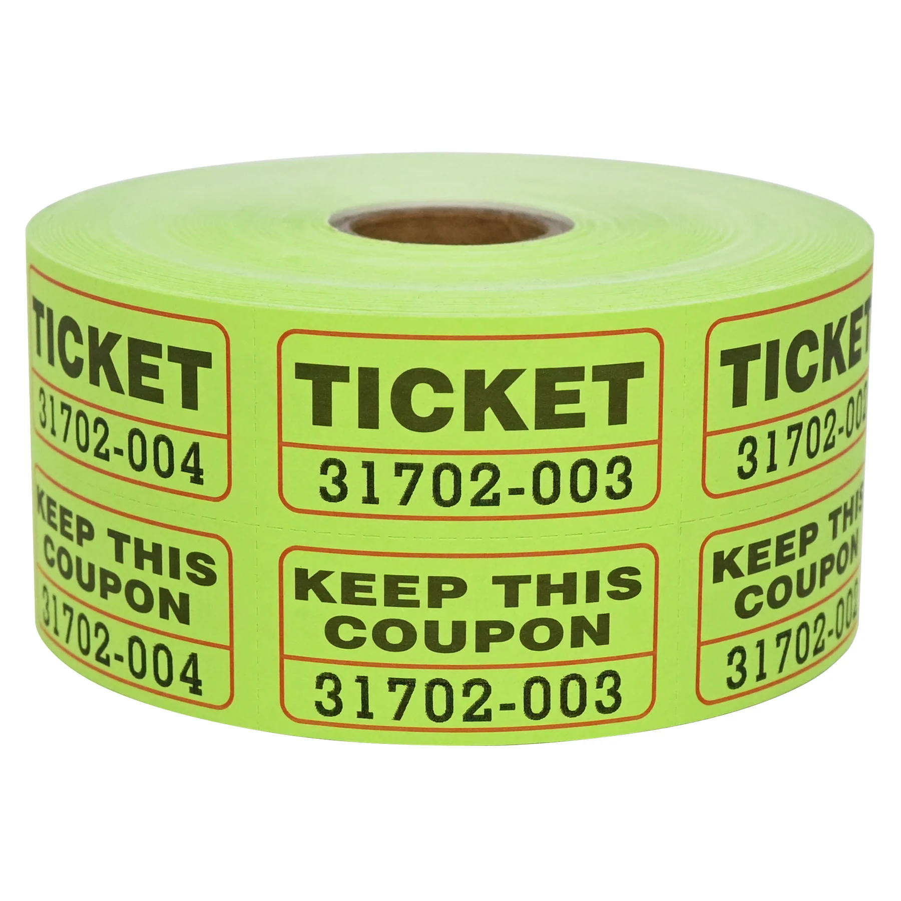 L LIKED Fluorescence Raffle Tickets Double Roll 1000 Tickets Neon High Light 50/50 Tickets for Event,Raffle,Fundraiser - Image 9