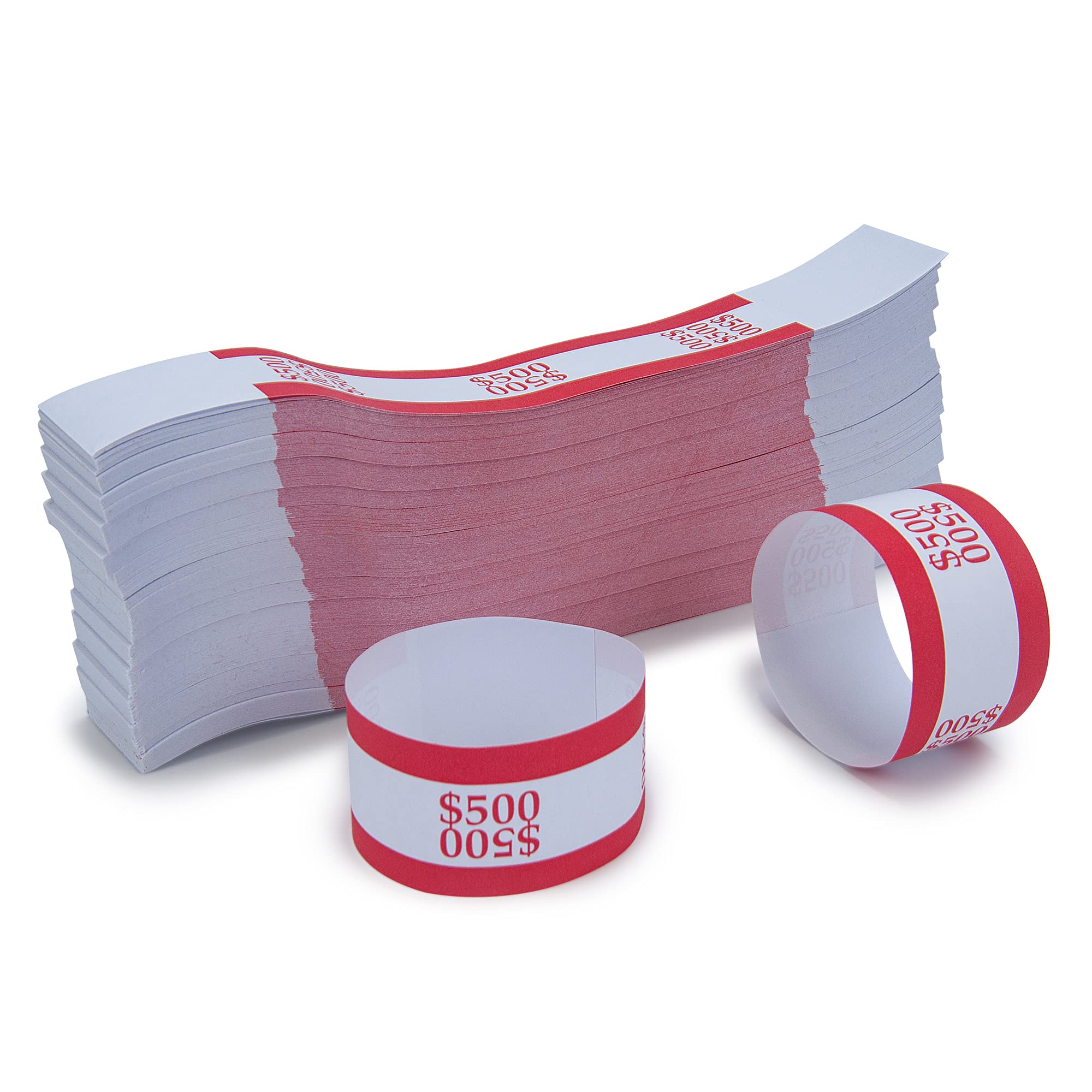L LIKED Pack of 500 Currency Band Bundles Self Sealing Currency Straps Bands Money Bill Wrappers (500 PCS)… - Image 17