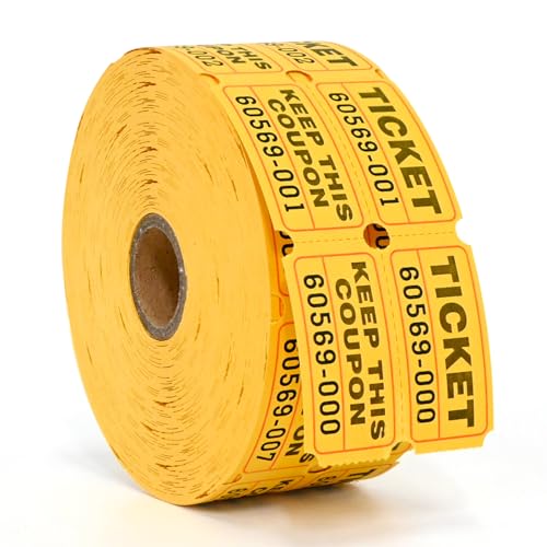 L LIKED Raffle Tickets Double Rolls 1000 per Roll 50/50 Raffle Tickets for Events, Entry, Class Reward, Fundraiser & Prizes - Image 13